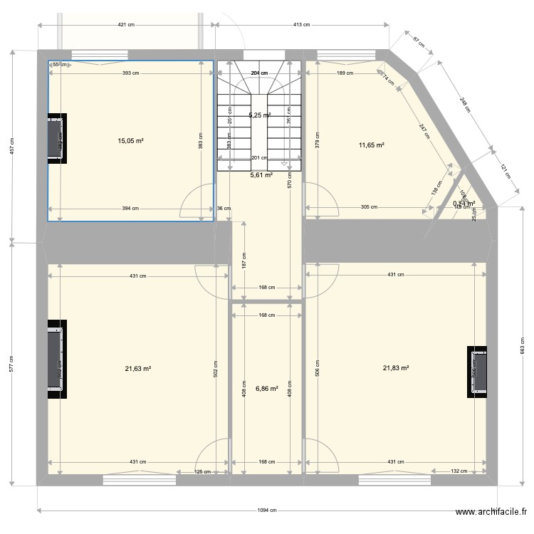 FOUGERES. Plan de 0 pièce et 0 m2