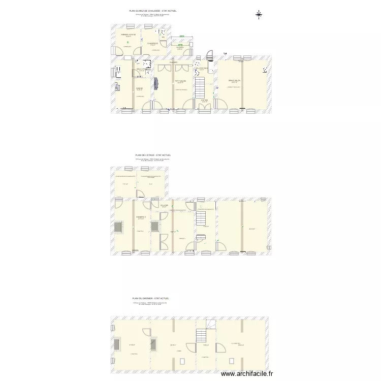 Route de l Abbaye  ETAT ACTUEL  Sept 2019. Plan de 