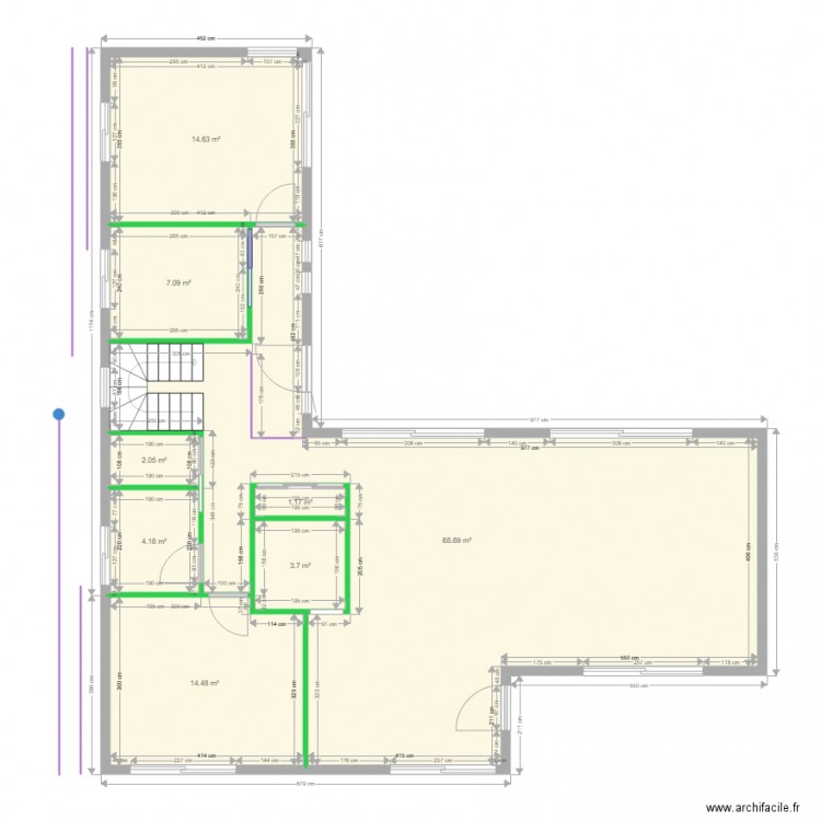 RDC Jacqueline portes et fenêtres. Plan de 0 pièce et 0 m2