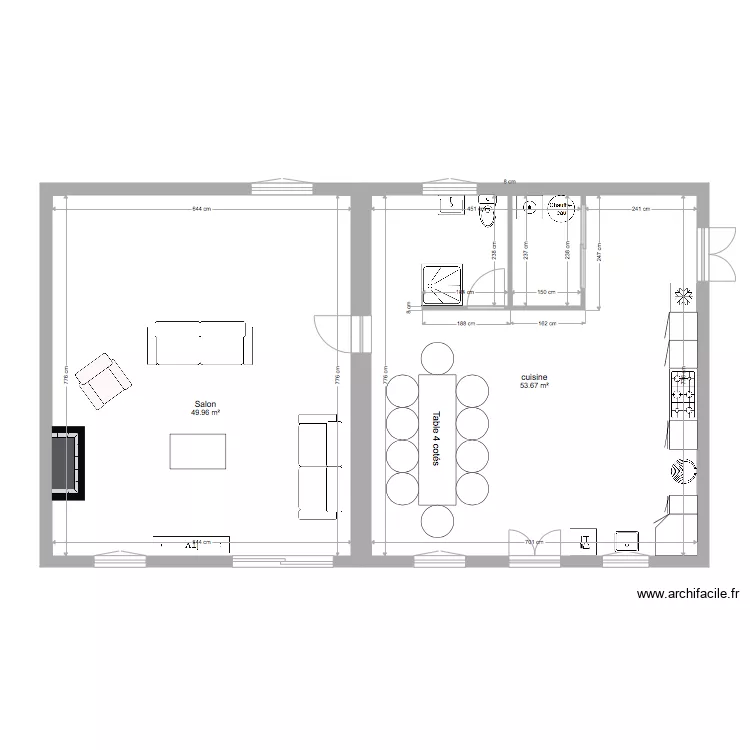 RDC Sagnemorte. Plan de 