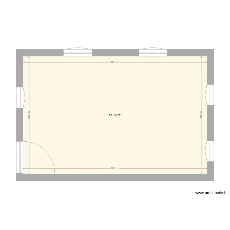 maison. Plan de 
