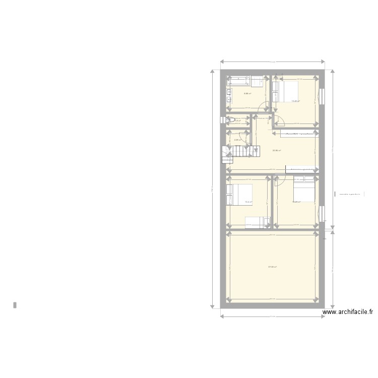 couloume4 1eretage. Plan de 0 pièce et 0 m2