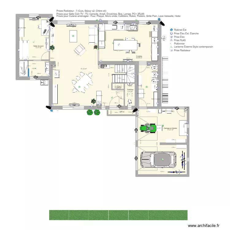 NEW Pavillon RdC Etage Suite MAP. Plan de 
