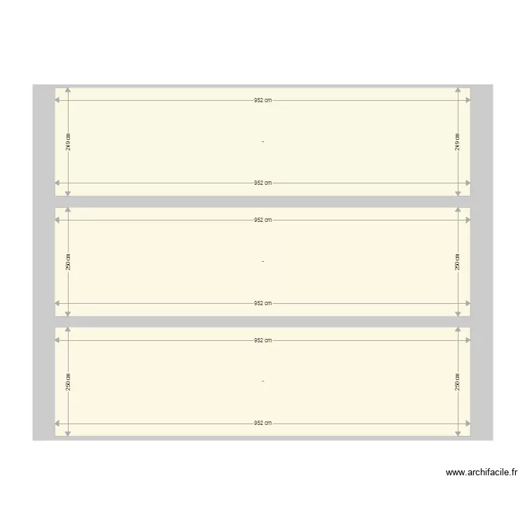façade sud. Plan de façade sud. Plan de
