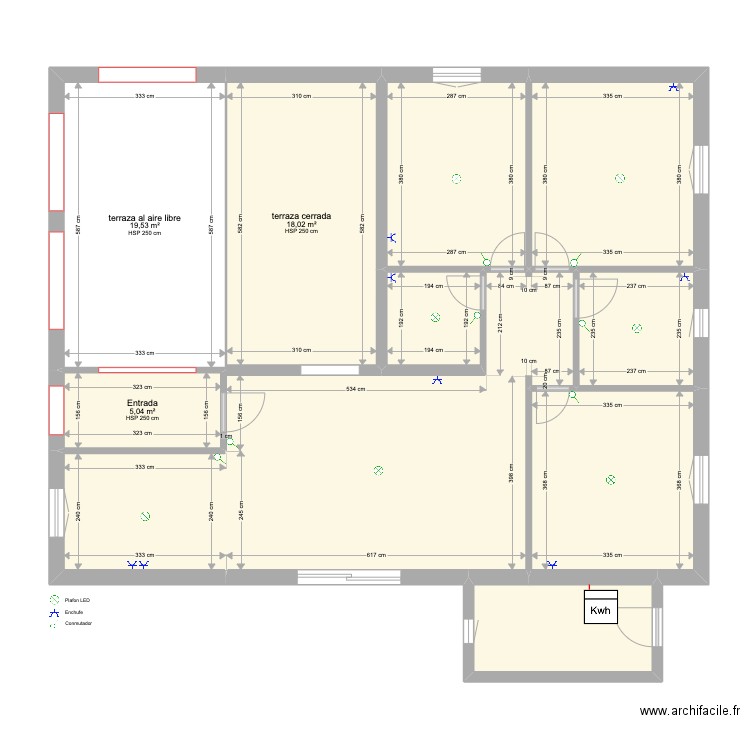 Vilafortuny - Plan prise elec - ES. Plan de 0 pièce et 0 m2