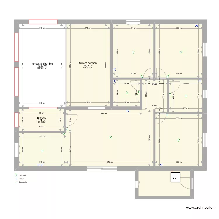 Vilafortuny - Plan prise elec - ES. Plan de 
