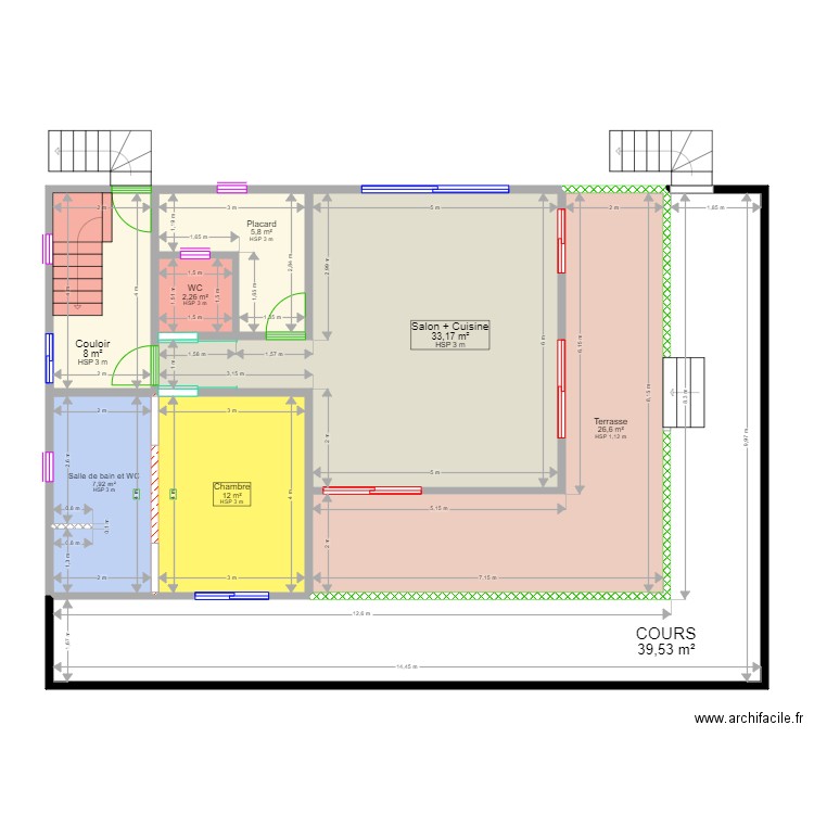 Villa Luxe  PLAN RDC Vide. Plan de 0 pièce et 0 m2