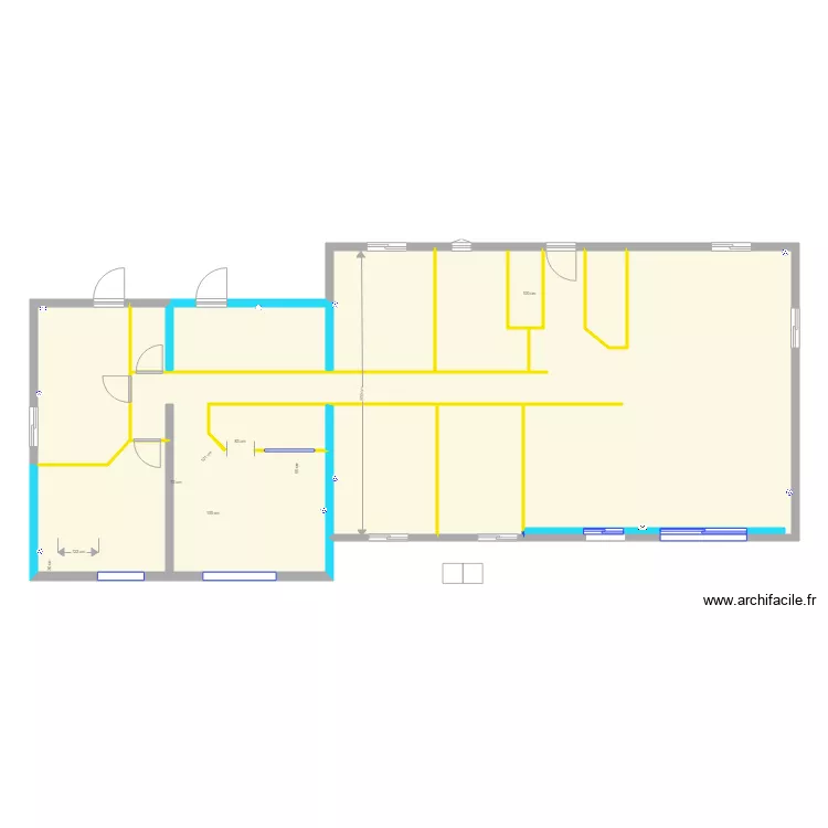 plan prise de courant cloison premiere parti. Plan de 