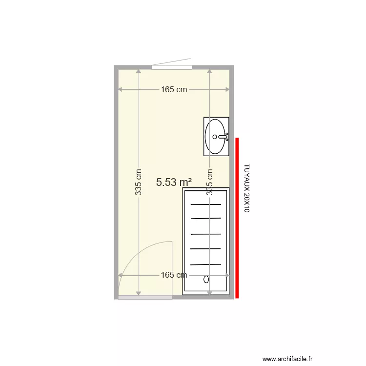 CARTON COLETTE . Plan de 
