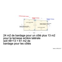 FENETTEAU PLAN FACADES LATERALES chambres 2X21 m2