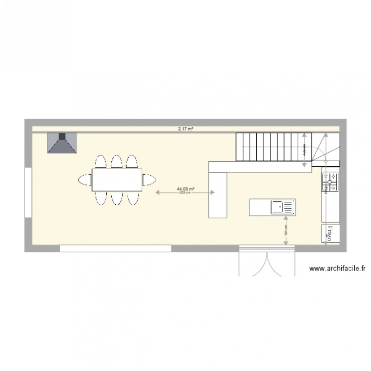 MAS 1 et 2 cuisine  séjour 2. Plan de 0 pièce et 0 m2