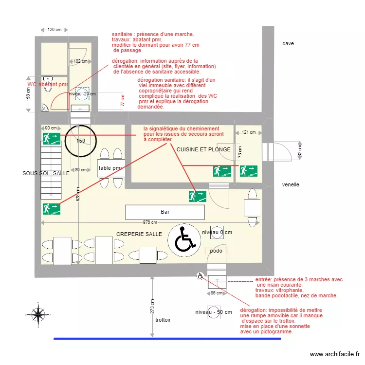 CREPERIE JUST BIGOUD . Plan de 0 pièce et 0 m2