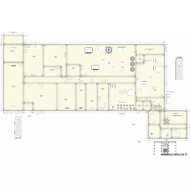 laiterie Pur Perche. Plan de 