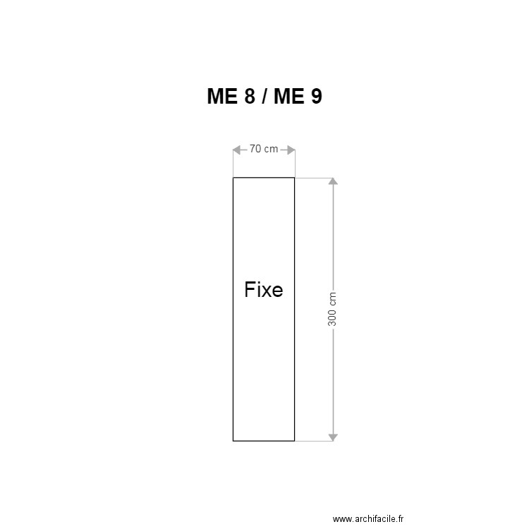 Menuiseries Exterieures Aluminium ME8  ME 9. Plan de 0 pièce et 0 m2
