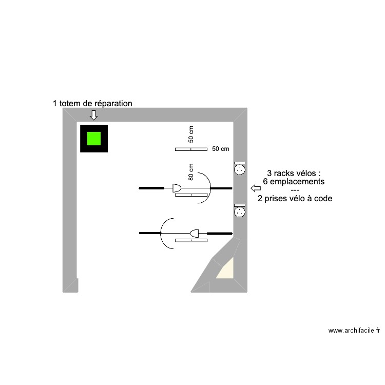 Plan parking Lisbonne. Plan de 1 pièce et 0 m2