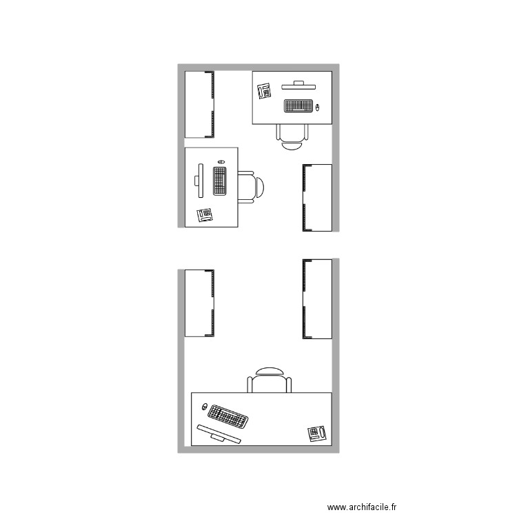 Bureau test 4 BIS 4. Plan de 0 pièce et 0 m2