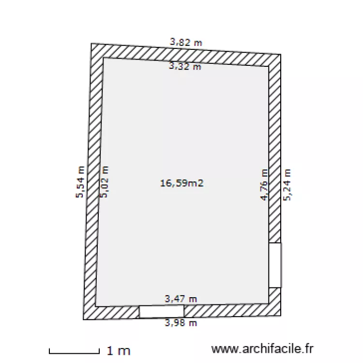 chambre avec placard. Plan de chambre avec placard. Plan de