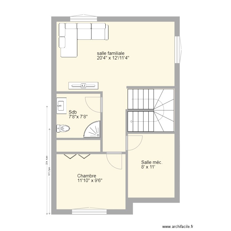 J74 22x 32. Plan de 0 pièce et 0 m2