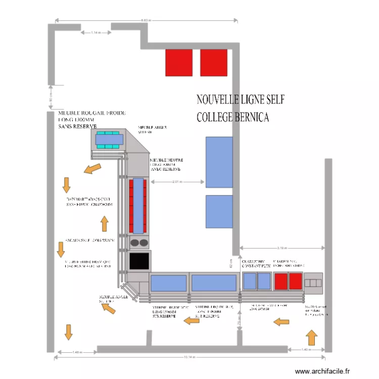 bernica. Plan de 