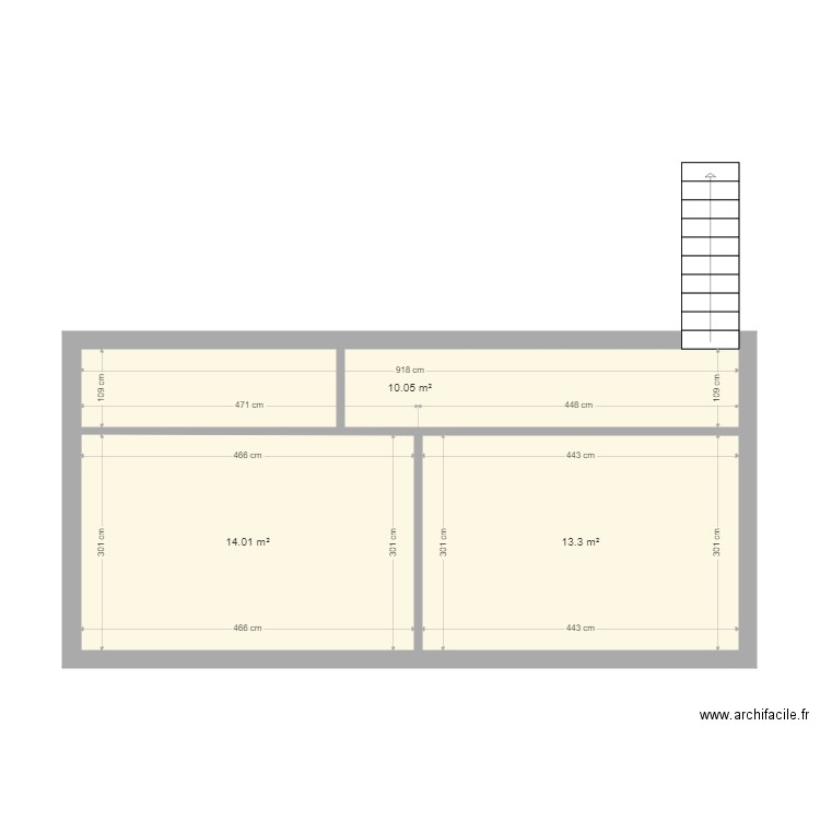 niveau moins 1. Plan de 0 pièce et 0 m2