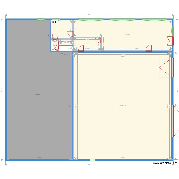 BAT DOUAI DORIGNIE. Plan de 0 pièce et 0 m2