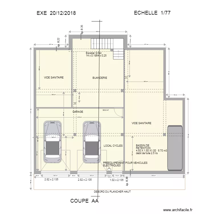 ROZAND VILLARD SOUS SOL A. Plan de ROZAND VILLARD SOUS SOL A. Plan de