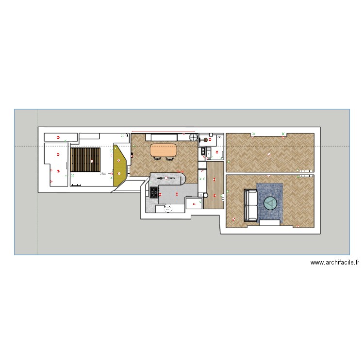 Mansart Elec luminaires. Plan de 0 pièce et 0 m2