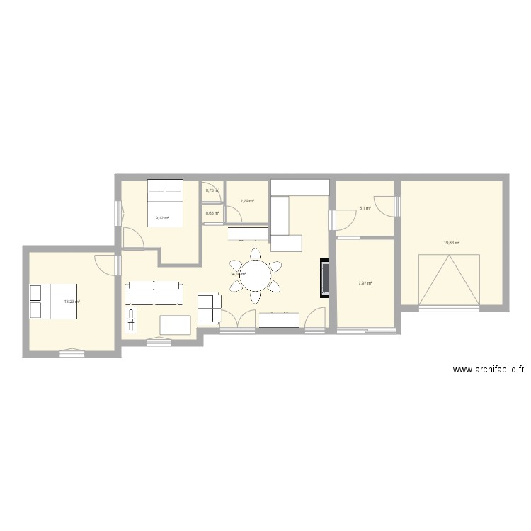 OLERON 4. Plan de 0 pièce et 0 m2