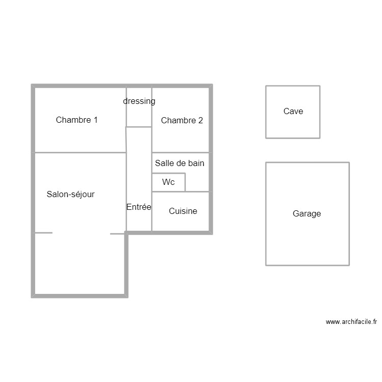 QUIMPER BERGOUGNAN. Plan de 8 pièces et 39 m2