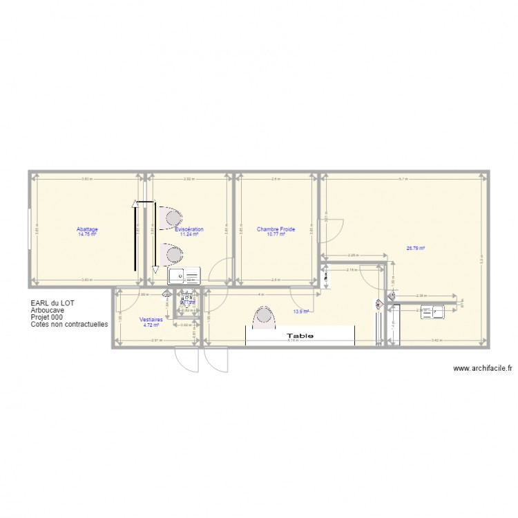 EARL du Lot. Plan de 0 pièce et 0 m2