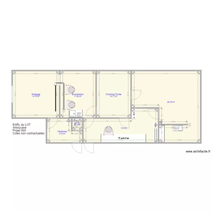 EARL du Lot. Plan de 