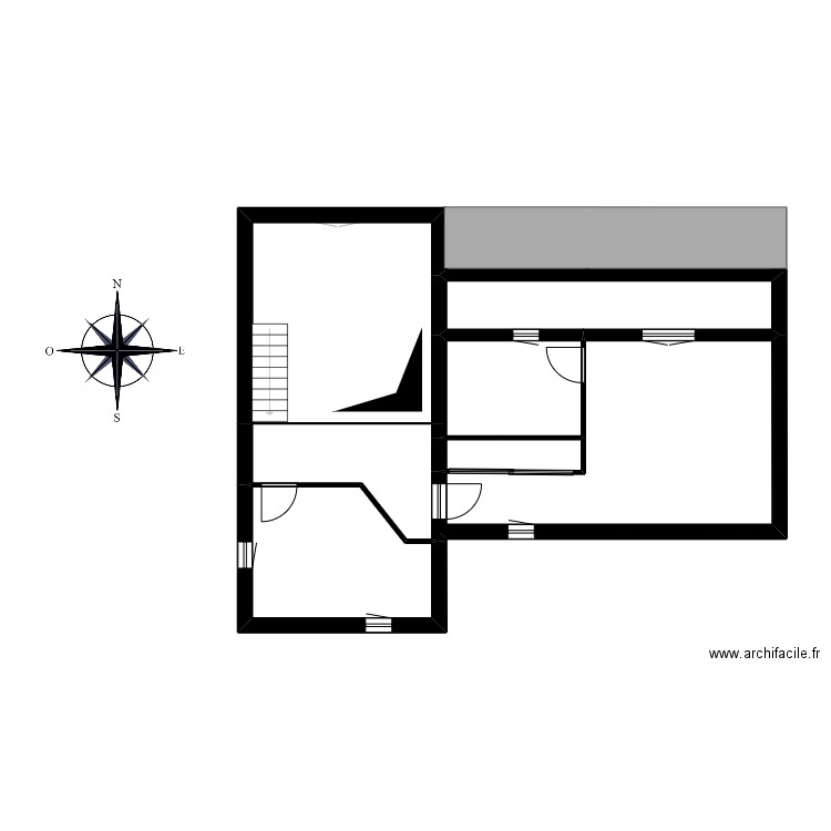 DELL'UTRI. Plan de 14 pièces et 160 m2