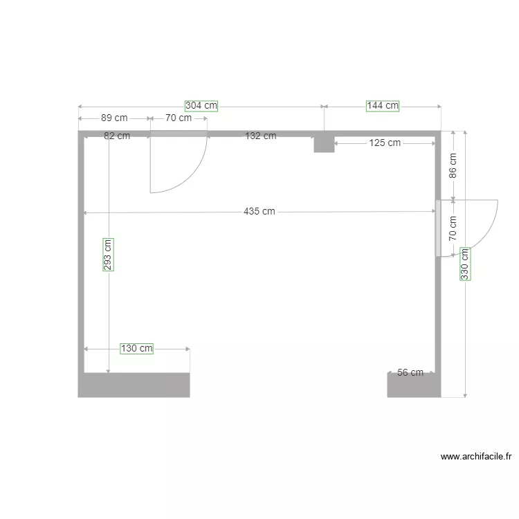 cuisine vide. Plan de cuisine vide. Plan de