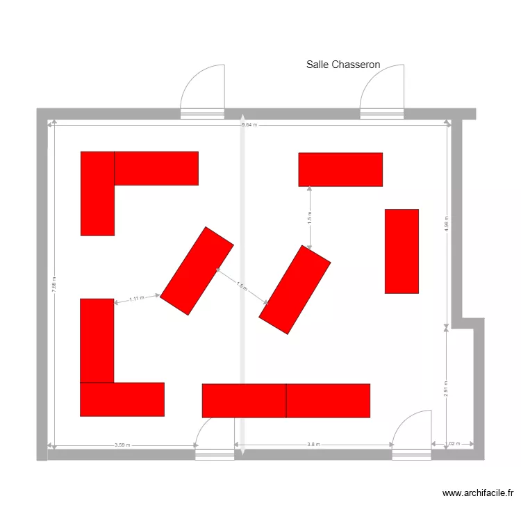 Salle Suchet Chasseron v6. Plan de 