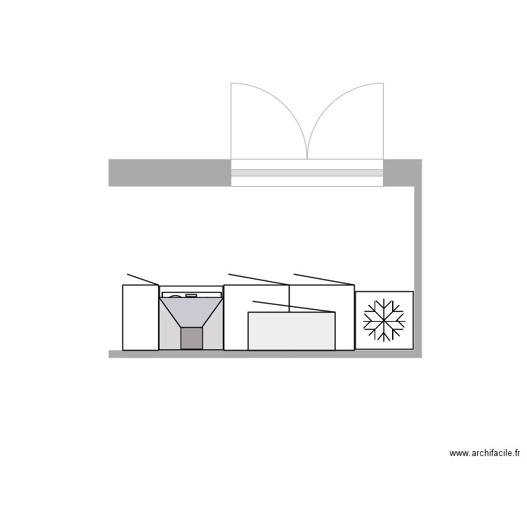 cuisine1. Plan de 0 pièce et 0 m2