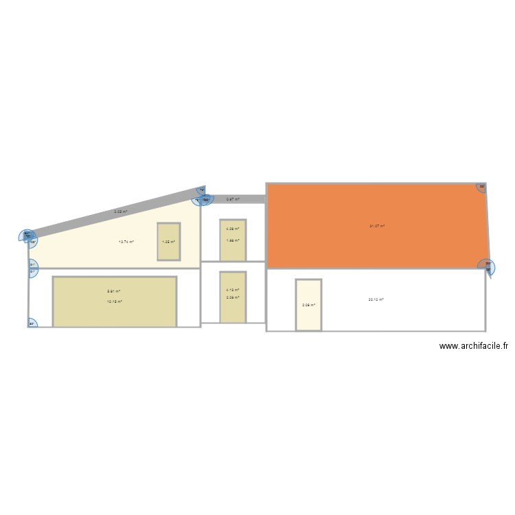 PLAN DEFINITIF DE FACE 1. Plan de 0 pièce et 0 m2