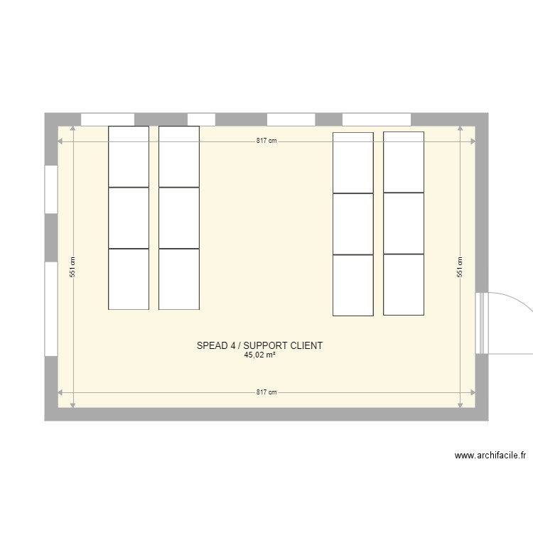 BAT 1 AGENCE ou GROUP R1. Plan de 0 pièce et 0 m2