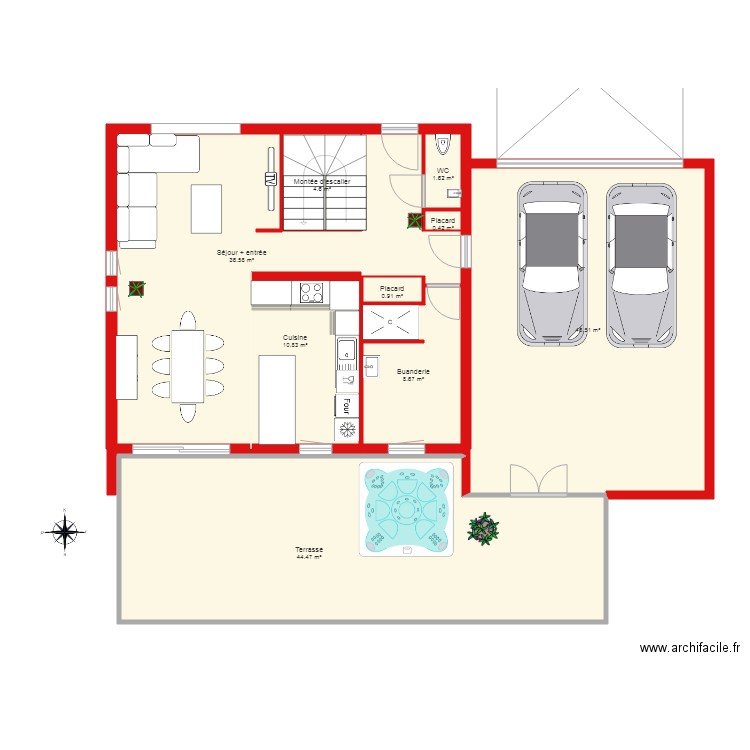 1093. Plan de 0 pièce et 0 m2