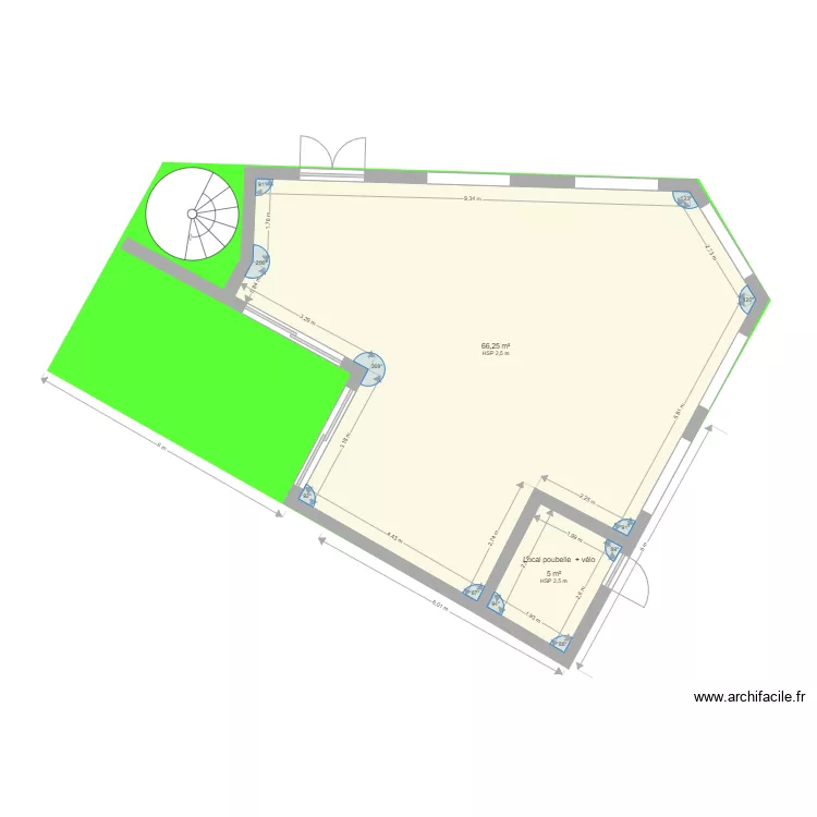 Aubervilliers v2. Plan de 