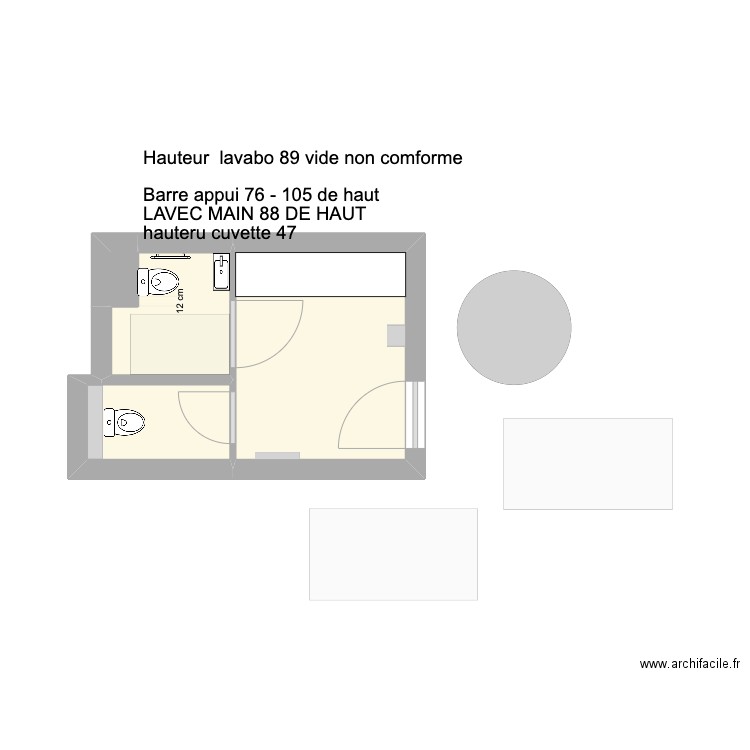 SANITAIRE SOVACA VALENCE. Plan de 0 pièce et 0 m2