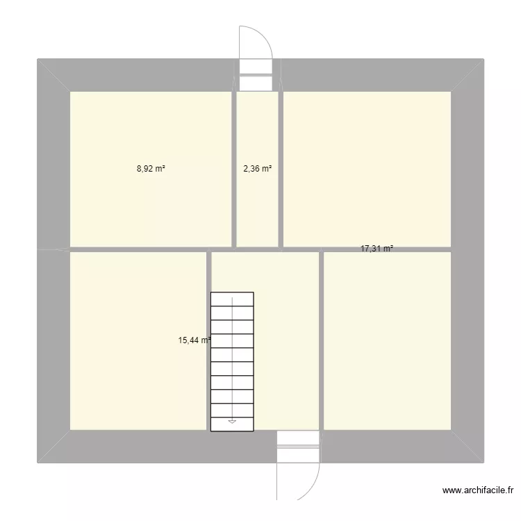 Maison. Plan de 