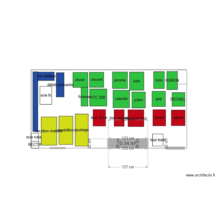 batiment parc machine 2. Plan de 0 pièce et 0 m2