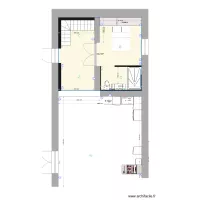 grange existant cotation  prises am&eacute;nagements sdb 3