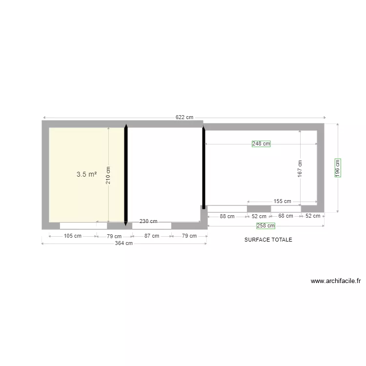 Abri de jardin 280321. Plan de 