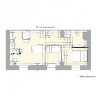 T2 plan 4 aménagement