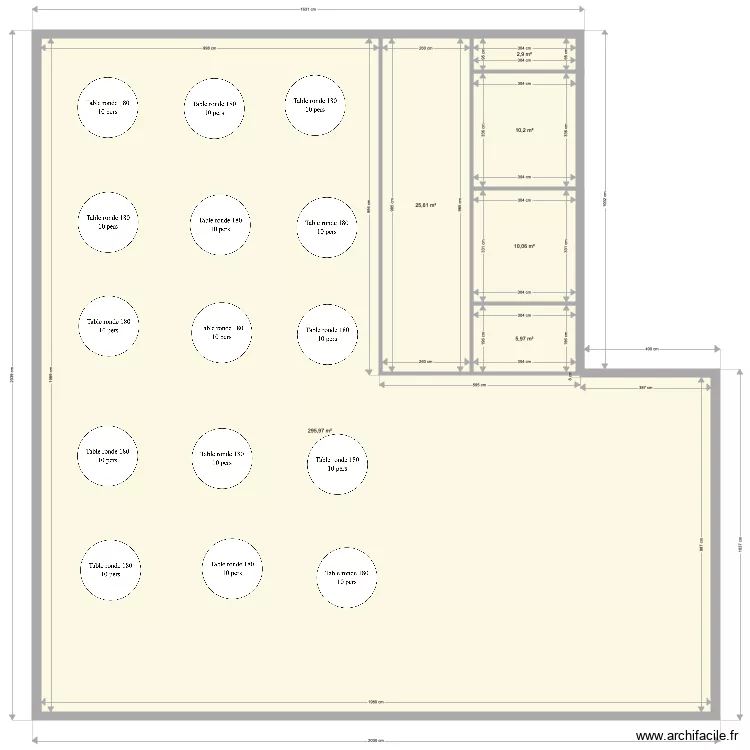 Sallaumines. Plan de 