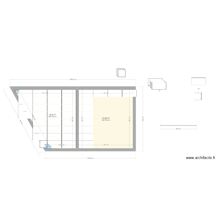 calepinage plafond sejour maquette. Plan de 0 pièce et 0 m2
