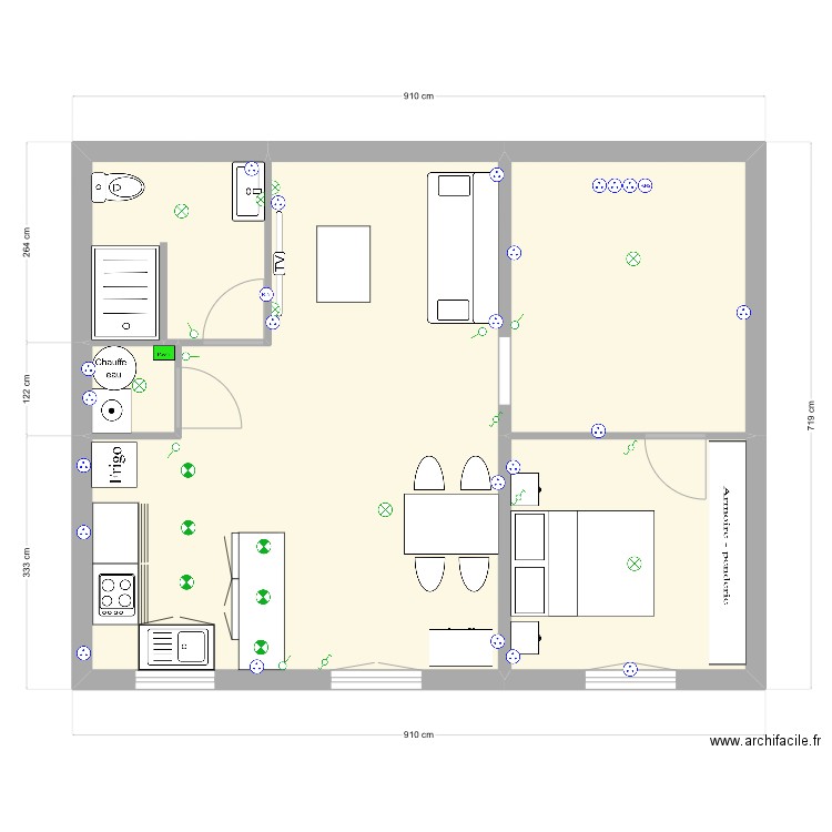 Studio 3. Plan de 0 pièce et 0 m2