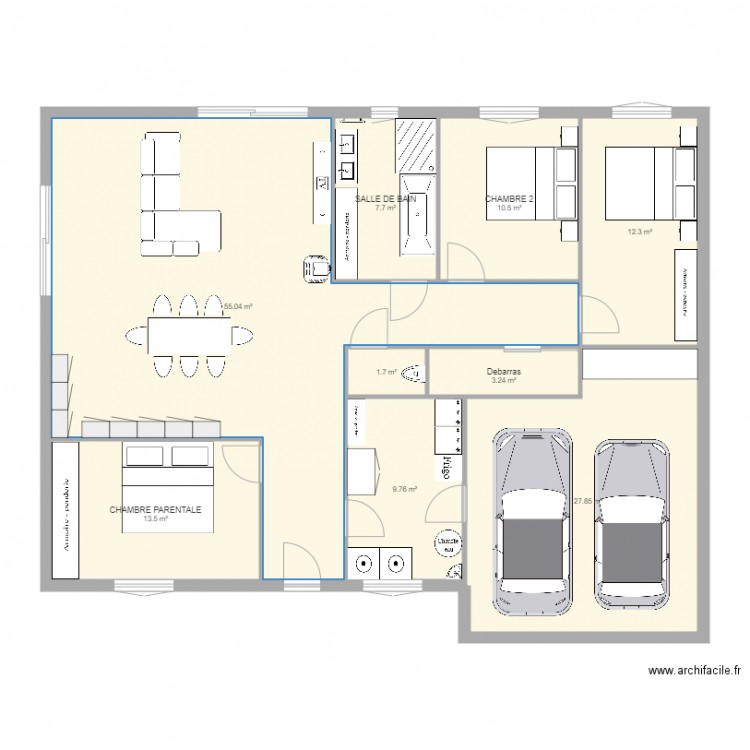 future maison 3. Plan de 0 pièce et 0 m2