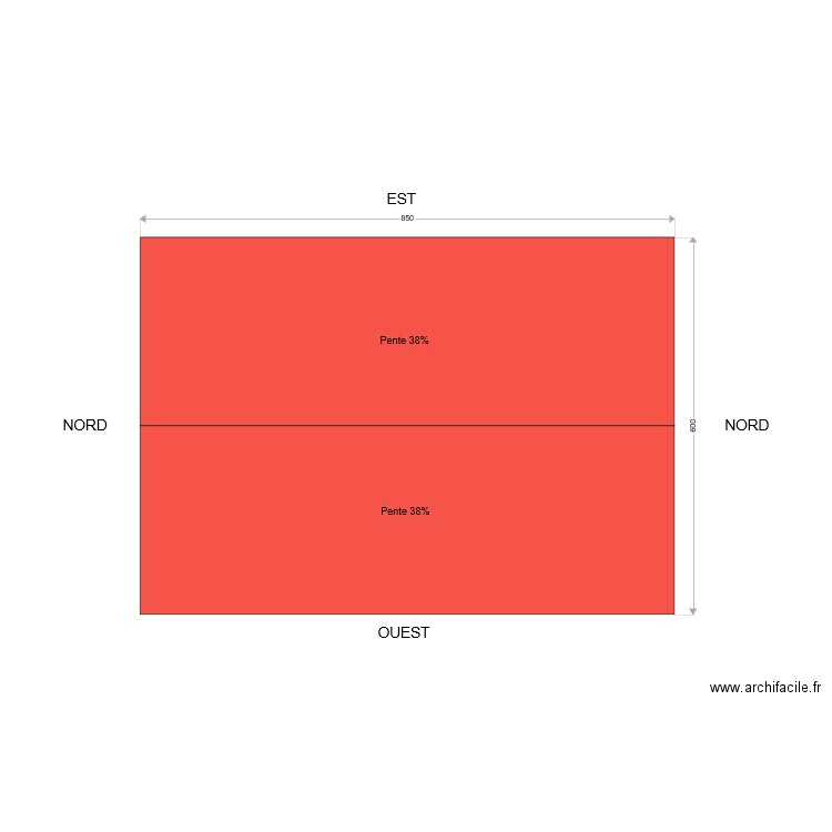 vue dessus. Plan de 0 pièce et 0 m2